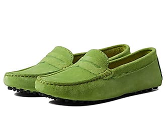 lime green loafers