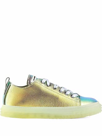  Giuseppe Zanotti, Gz94 Leather Low Top Sneakers, 7, White :  יוקרה