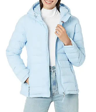 Light blue 2024 tommy hilfiger coat