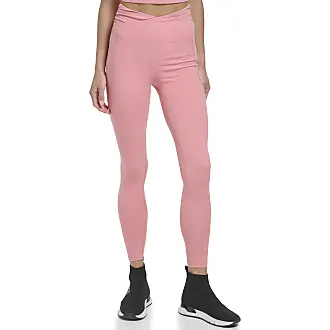 DKNY Women's High Waist Colorblocked 7/8 Leggings Pink Size X-Large – Steals