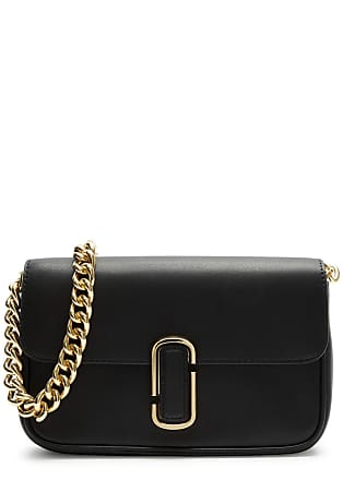 Marc By Marc Jacobs Black Snakeskin Gold hardware Crossbody Top
