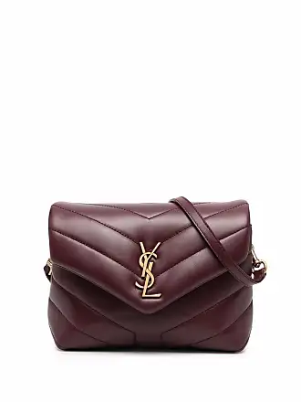 Calypso Small leather pouch in red - Saint Laurent