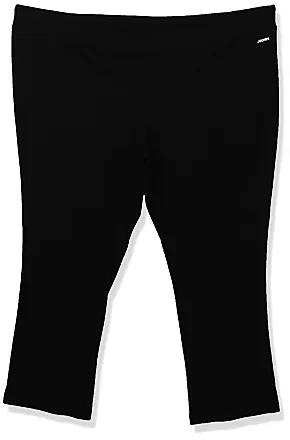  Womens Tie Waist Yoga Flare Pant Deep Black