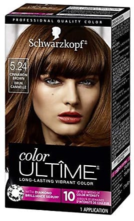 Schwarzkopf Ultime Hair Color Cream, Cinnamon Brown, 5.24, 2.03 Ounces