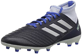 adidas Predator 18.3 Firm Ground Soccer Shoe (unisex-adult) legend ink/silver metallic/aero blue 6.5 M US