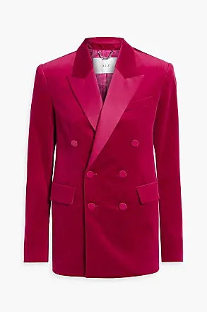 Nissa Single-breasted Suit with Flared Trousers Fuchsia