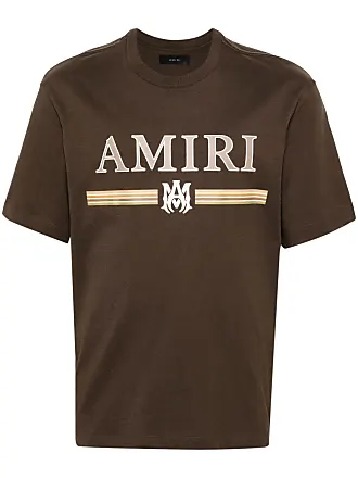 AMIRI, Crystal Embellished Champagne Logo T-Shirt, Men