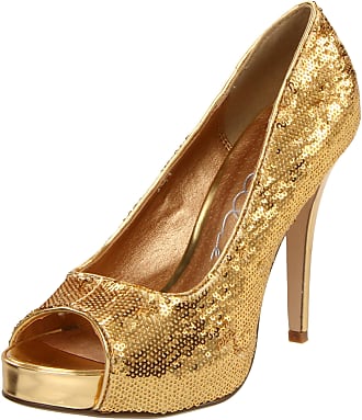 Ellie Shoes Womens 415-Flamingo, Gold, 7 M US