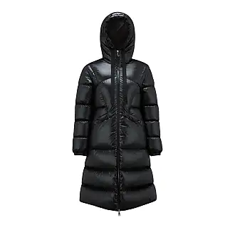Bettex hooded belted quilted shell down jacket