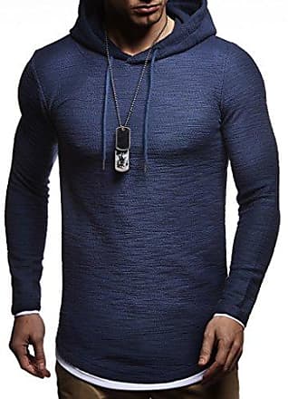 Leif Nelson pour des Hommes Pullover Pull à Capuche Hoodie Oversize Sweatshirt avec Capuche Longsleeve Sweater Manche Longue LN8120 