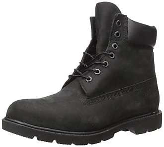 timberland black low boots
