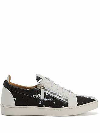 Giuseppe Zanotti - Python-embossed Leather Mid-top Sneaker Kriss