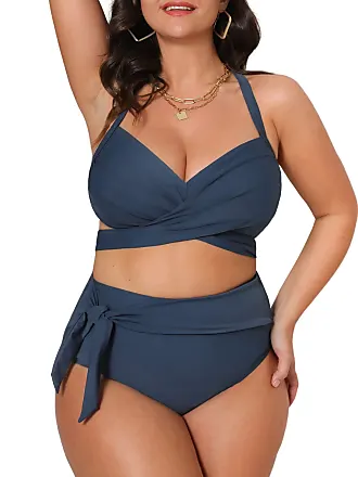  CUPSHE Women Swimsuit Plus Size Bikini Bottom High