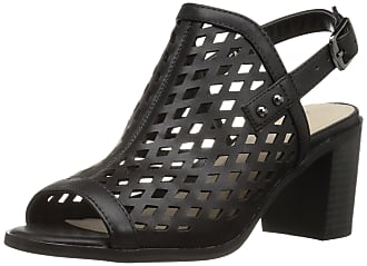 Easy Street Womens Erin Heeled Sandal, Black, 9 M US