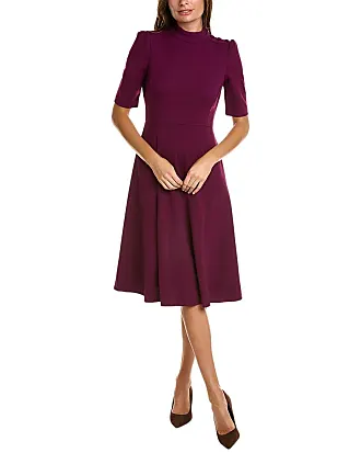 Donna morgan knot outlet front crepe midi dress