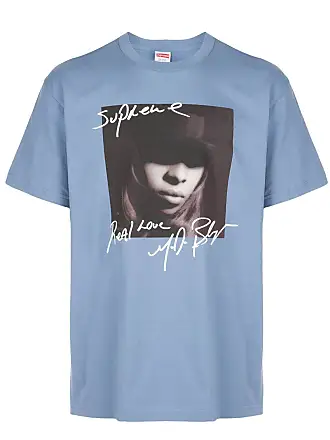 SUPREME Mary J. Blige crew neck T-shirt - men - Cotton - M - Blue