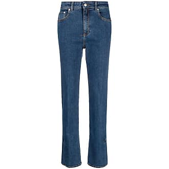 Alexander McQueen Denim Andere materialien jeans in Blau Damen Bekleidung Jeans Bootcut Jeans 