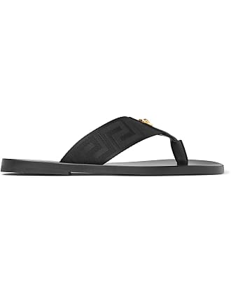 Versace Logo Jacquard Slide Sandal in Beige Brown at Nordstrom, Size 12Us