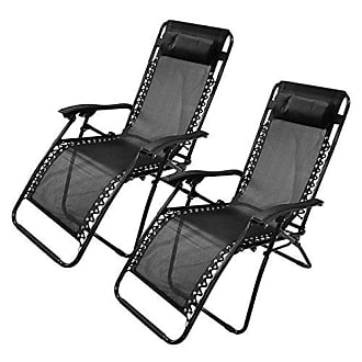 Ambientehome 195 x 49 x 8 cm Padded Deck Chair Lounger Cotton Cushion Green 