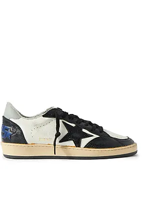 Golden Goose Ball Star panelled sneakers - Brown