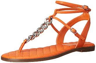 Womens Sandals  GUESS Presta Scarf Heeled Sandals Orange