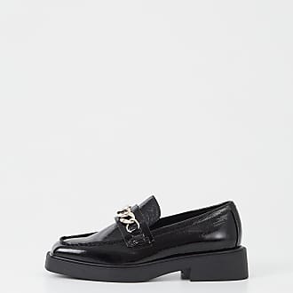 Rafael semi-patent leather loafers Farfetch Damen Schuhe Halbschuhe 
