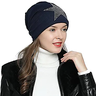 DonDon Bonnet d'hiver Bonnet homme Beanie Slouch Style avec doublure très  douce et confortable à porter - Bleu foncé,Taille unique : : Mode