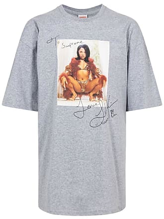SUPREME Lil Kim print T-shirt - unisex - Cotton - M - Grey