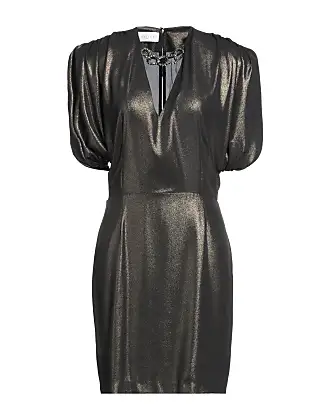 Noisy May - Shimmy Layer Frill Black Silver Lurex - Dress