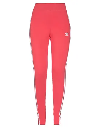 Sporty Street Style Inspiration: Adidas Jumpsuit, Red Leggings, and Crop  Tops