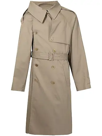 Balenciaga towelling-finish cotton trench-coat - Neutrals