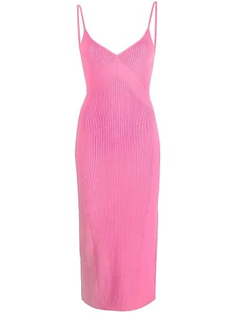 Rag & Bone Asher backless knitted midi dress - women - Spandex/Elastane/Nylon/Viscose - L - Pink