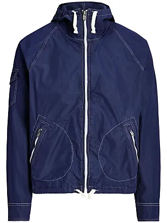 Polo Ralph Lauren Big unisex P- Layer 1 Water-Repellent Hooded Jacket - Newport Navy - Size L (14/16)