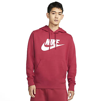 nike club pullover moletom com capuz red