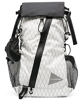 And Wander, Mesh-Trimmed Logo-Print Ripstop Backpack