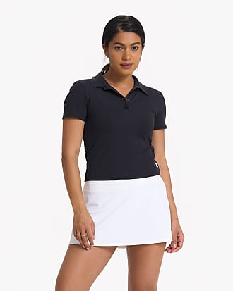 Women's Regular Fit Contrast Collar Monogram Polo - Women's Polo Shirts -  New In 2023