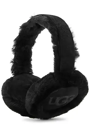 Shearling ear muffs with Double G