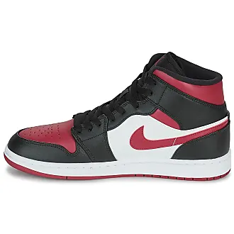 Nike high tops red black outlet white