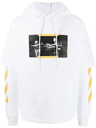 Off on sale white hoodies