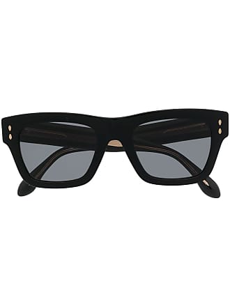 Isabel Marant Eyewear logo-print rectangle-frame Sunglasses - Farfetch