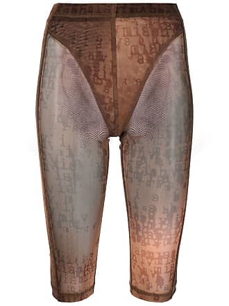 MISBHV - Brown Monogram High-Waisted Leggings