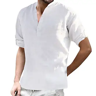 NQyIOS Mens Casual Shirts Sale Clearance Cheap Mens Long Sleeve