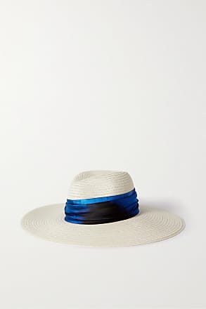 Accessoires Chapeaux Chapeaux de soleil Rosemarie Fiegen Chapeau de soleil bleu \u00e9l\u00e9gant 
