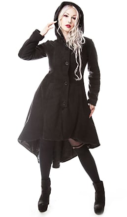 Rozalina Coat Ladies Black *NEW IN* Goth Emo Punk POIZEN