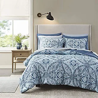 Comfort Spaces Vixie Reversible Comforter Set - Trendy Casual Geometric  Quilted Cover, All Season Down Alternative Cozy Bedding, Matching Sham