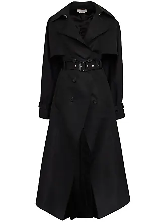 Pleated Back Fluid Trench Coat