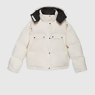 GG Cotton Blend Canvas Puffer Vest in Green - Gucci
