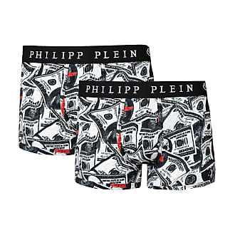 Philipp Plein 2er-Set Shorts mit Totenkopf in Schwarz für Herren Herren Bekleidung Unterwäsche Boxershorts 