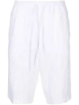 Drawstring linen bermuda shorts - Men