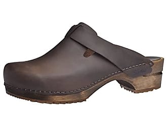 Damen Schuhe Absätze Clogs N2 Camoscio Clogs in Braun 